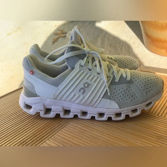 On Running Cloudswift Women's Athletic Shoes - Glacier White - Picture 15 of 16
